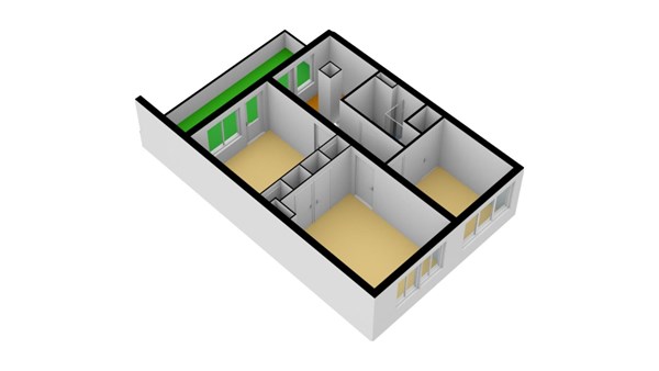 Floorplan - Schieweg 55c, 3038 AE Rotterdam